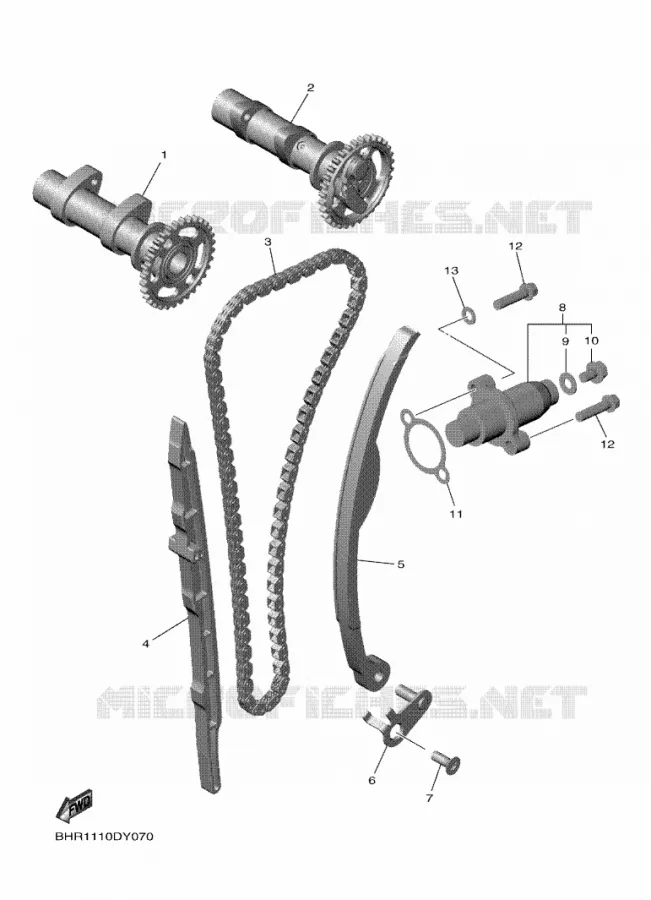 NOKKENAS / KETTING Yamaha MOTO 450 2024 WRF  WR450F