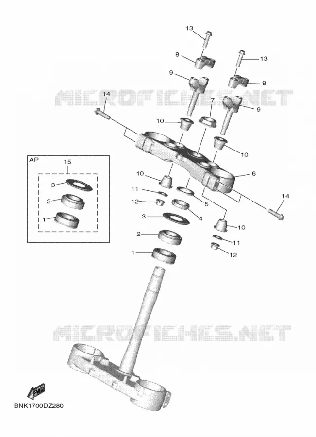 STUUR Yamaha MOTO 450 2024 WRF  WR450F
