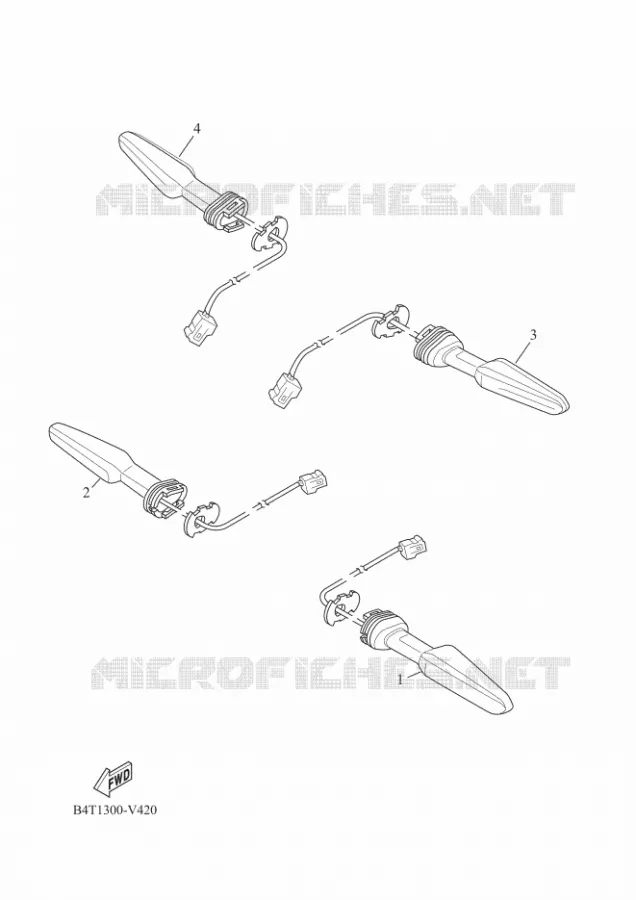 KNIPPERLICHT Yamaha MOTO 700 2024 TENERE  XTZ690