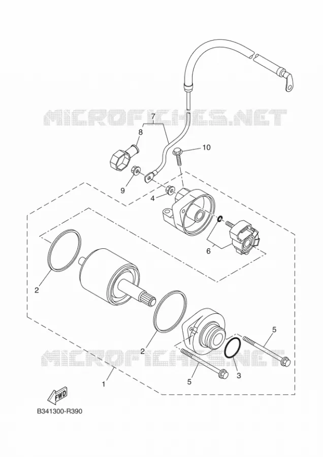 STARTMOTOR Yamaha MOTO 700 2024 TENERE  XTZ690-U
