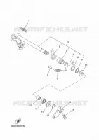 SCHAKEL STANG / PEDAAL voor Yamaha TENERE 700 35KW A2 2024