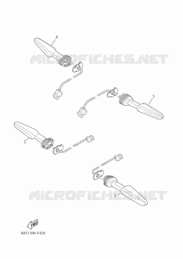 KNIPPERLICHT Yamaha MOTO 700 2024 TENERE  XTZ690-U