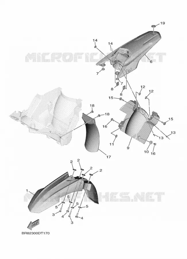 SPATBORD Yamaha MOTO 65 2024 YZ  YZ65
