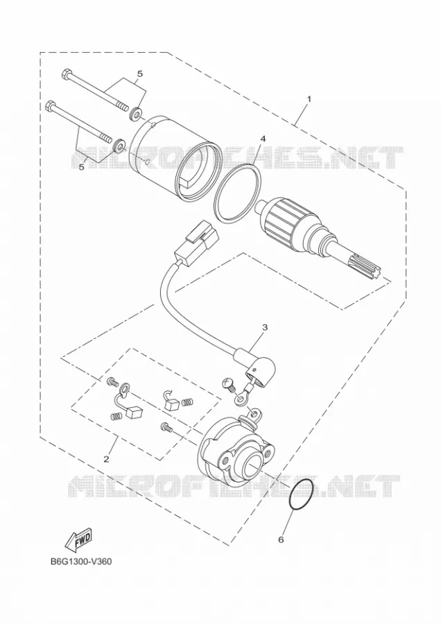 STARTMOTOR Yamaha MOTO 125 2024 MT  MTN125-A