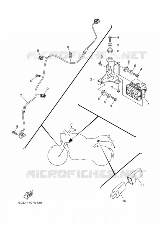 ELECTRISCH 3 Yamaha MOTO 150 2024 YC  YC150