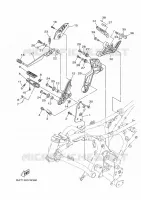 STANDAARD / VOETSTEUN 2 voor Yamaha MT-07 2024