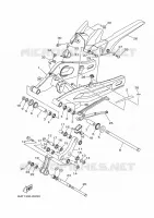 ACHTERBRUG voor Yamaha MT-07 2024