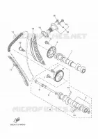 NOKKENAS / KETTING voor Yamaha MT-07 2024