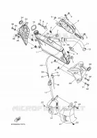 RADIATEUR / SLANG voor Yamaha MT-07 2024