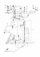 REMPOMP ACHTER voor Yamaha MT-07 2024