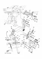 STANDAARD / VOETSTEUN voor Yamaha MT-07 2024