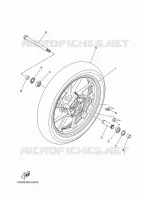 VOORWIEL voor Yamaha MT-07 2024