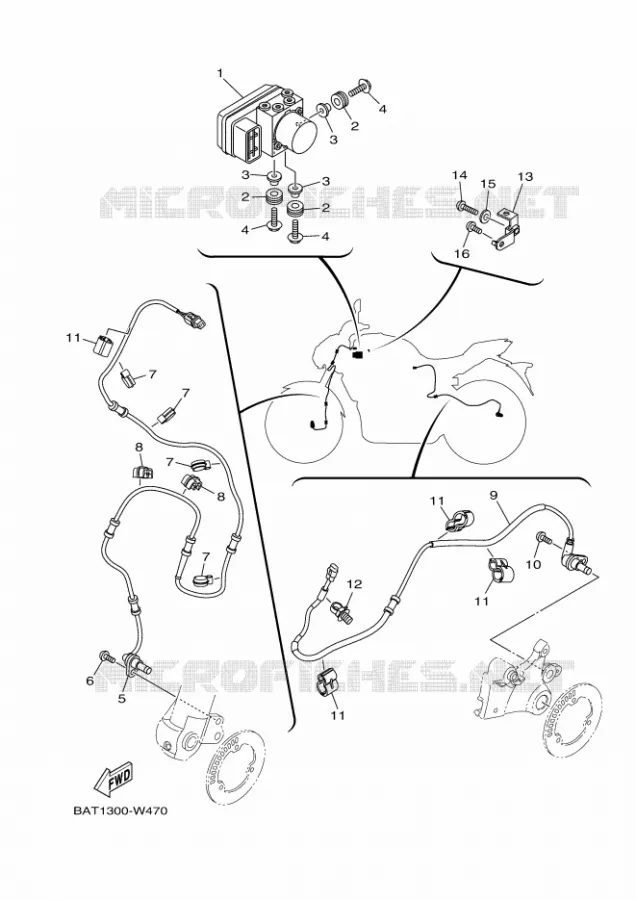 ELECTRISCH 3 Yamaha MOTO 700 2024 MT  MTN690