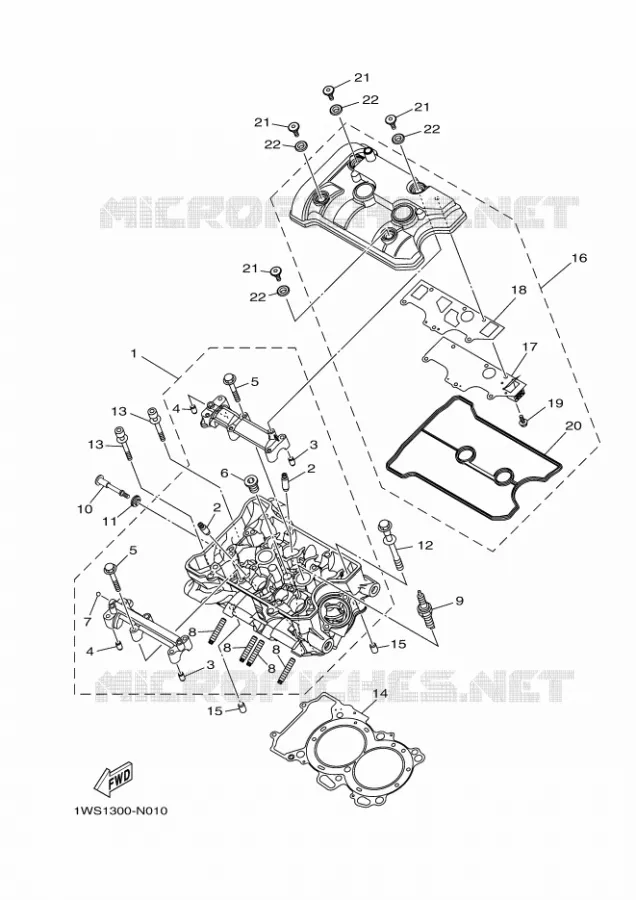 CILINDERKOP Yamaha MOTO 700 2024 MT  MTN690