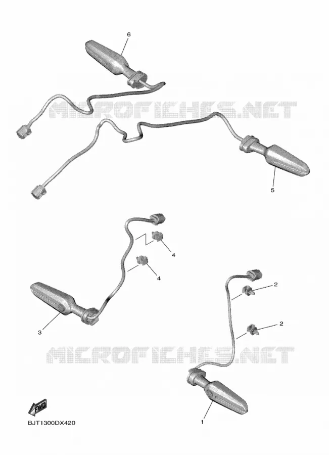KNIPPERLICHT Yamaha MOTO 700 2024 R7  YZF690