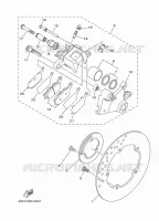 REMKLAUW ACHTER voor Yamaha MT-07 2024