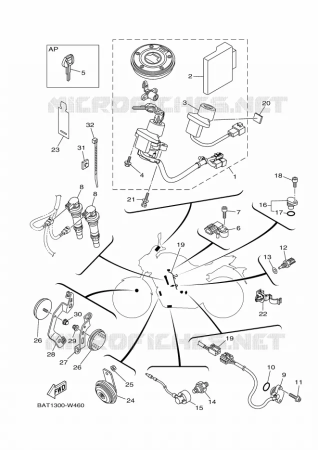 ELECTRISCH 2 Yamaha MOTO 700 2024 MT  MTN690