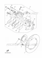 REMKLAUW ACHTER voor Yamaha MT-07 35KW A2 2024