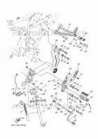 STANDAARD / VOETSTEUN voor Yamaha MT-07 35KW A2 2024