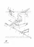 ACHTERBRUG / SCHOKBREKER voor Yamaha MT-03 2024