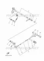 SCHAKEL STANG / PEDAAL voor Yamaha MT-03 2024