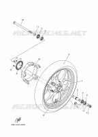 VOORWIEL voor Yamaha MT-03 2024