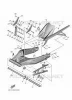 ACHTERBRUG voor Yamaha TRACER 9 GT 2024