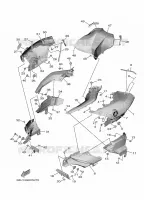 BENZINE TANK 2 voor Yamaha TRACER 9 GT 2024
