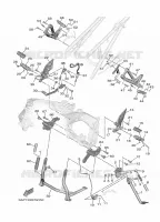 STANDAARD / VOETSTEUN voor Yamaha TRACER 9 GT 2024