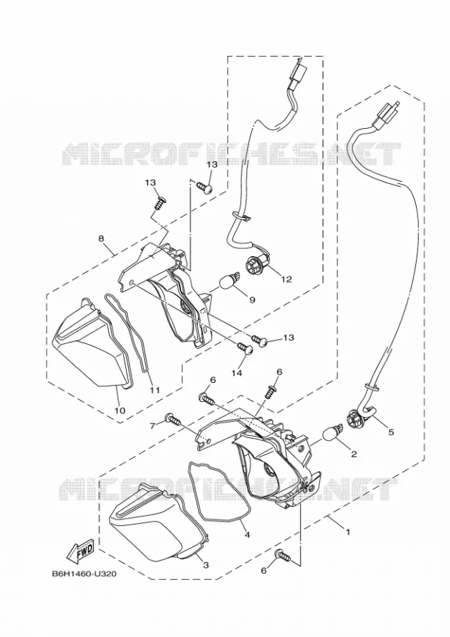 KNIPPERLICHT 1 Yamaha SCOOTER 125 2024 NMAX  GPD125-A