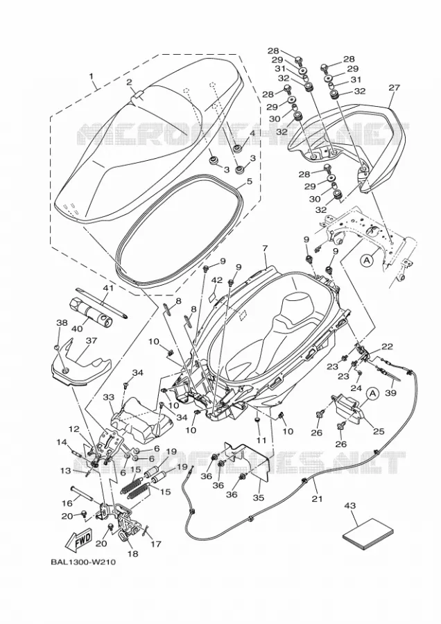 SELLE Yamaha SCOOTER 125 2024 NMAX  GPD125-A