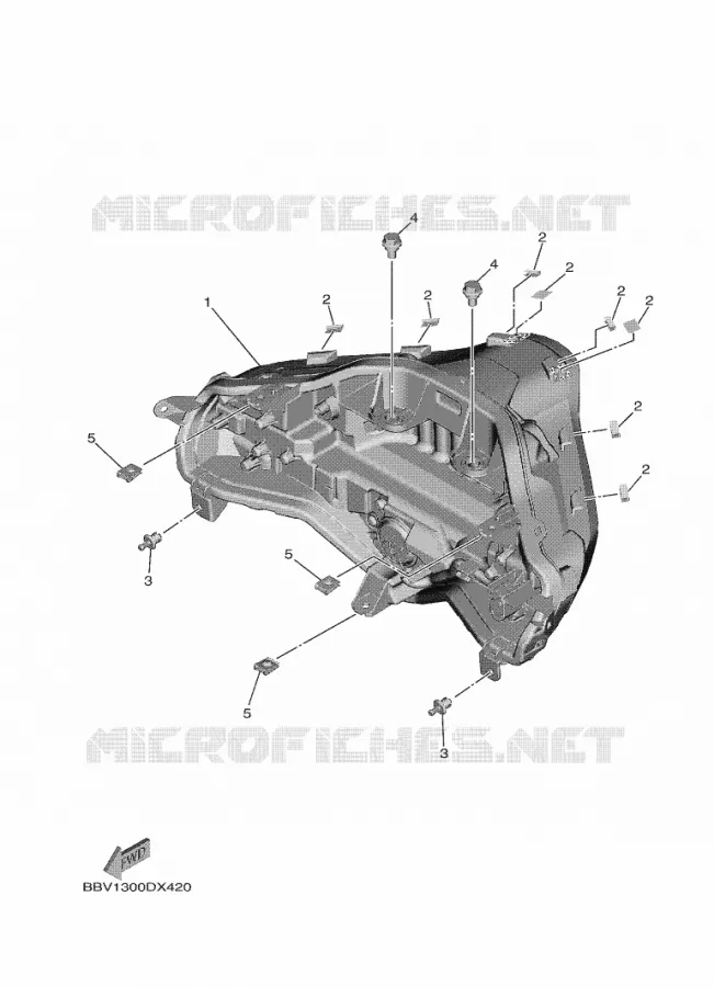 ACHTERLICHT Yamaha SCOOTER 560 2024 TMAX  XP560D