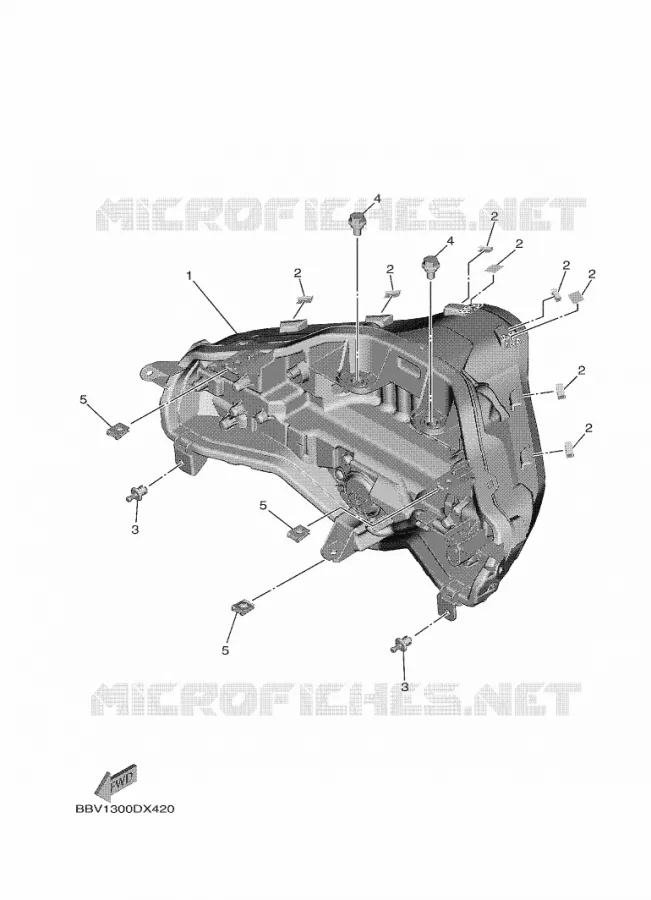 ACHTERLICHT Yamaha SCOOTER 560 2024 TMAX  XP560D