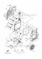 RADIATEUR / SLANG voor Yamaha TRICITY 125 2024