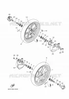 VOORWIEL voor Yamaha TRICITY 125 2024