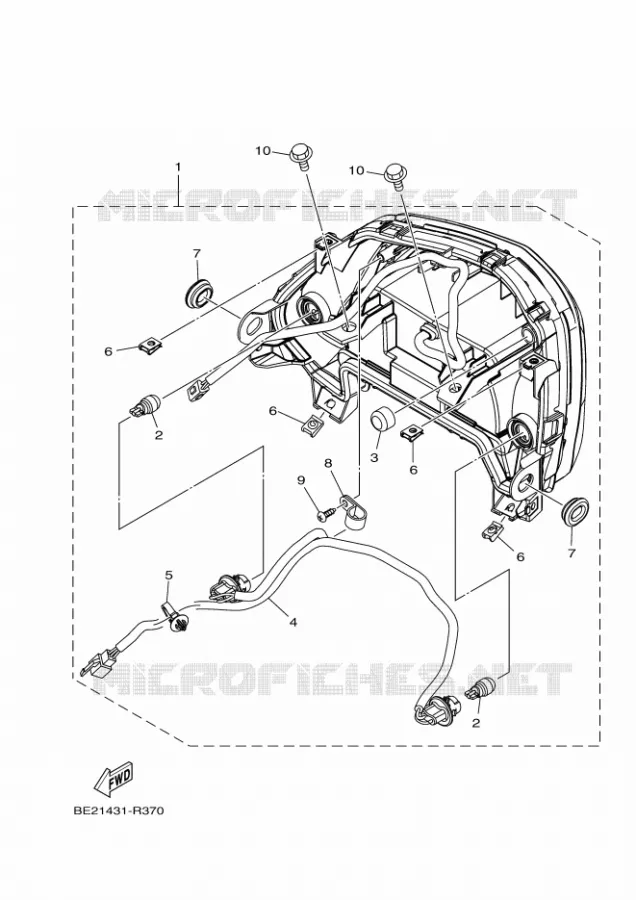 ACHTERLICHT Yamaha SCOOTER 125 2024 TRICITY  MWS125-C