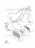 RADIATEUR / SLANG voor Yamaha TRICITY 300 2024