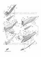 STANDAARD / VOETSTEUN 2 voor Yamaha TRICITY 300 2024