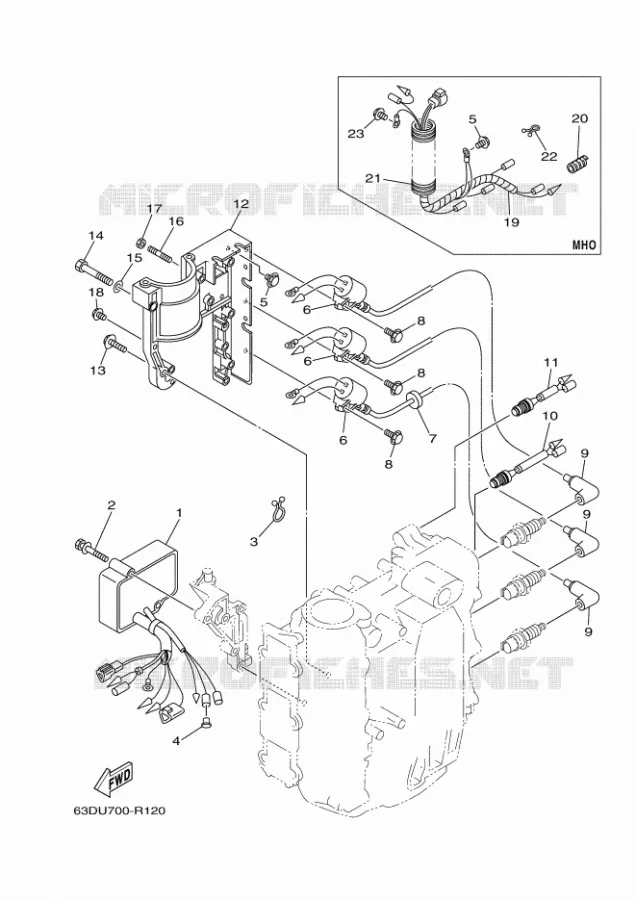 ELECTRISCH 1 Yamaha OUTBOARD ENGINES 40hp (29.4kW) 2019 40  40VMHOS