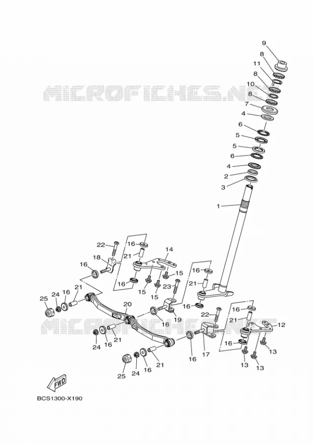 STUUR 2 Yamaha SCOOTER 155 2024 TRICITY  MWS155-A