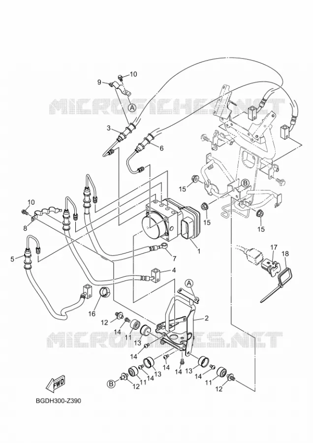 ELECTRISCH 3 Yamaha SCOOTER 155 2024 TRICITY  MWS155-A