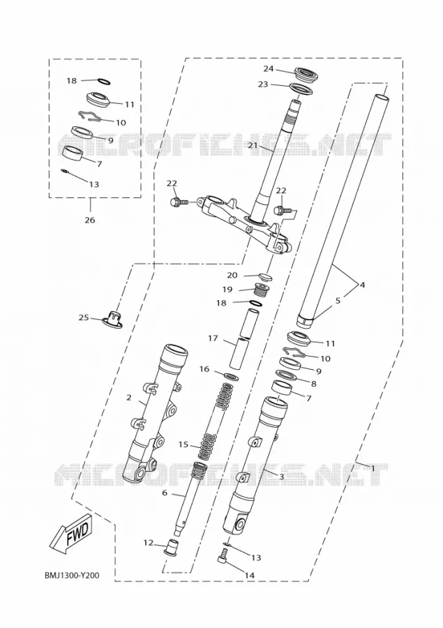 VOORVORK Yamaha SCOOTER 125 2024 XMAX  YP125R-DA