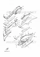 STANDAARD / VOETSTEUN 2 voor Yamaha XMAX 300 TECH MAX 2024