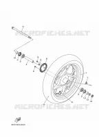 VOORWIEL voor Yamaha XMAX 300 TECH MAX 2024