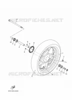 VOORWIEL voor Yamaha XMAX 300 TECH MAX 2024