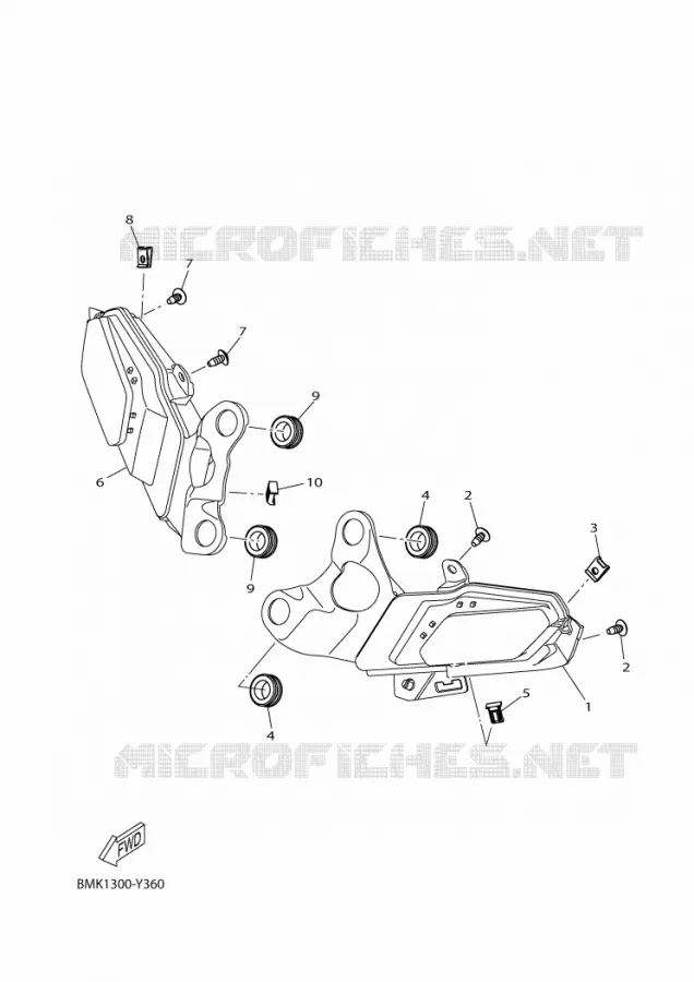 KNIPPERLICHT Yamaha SCOOTER 300 2024 XMAX  CZD300D-A