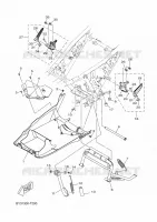 STANDAARD / VOETSTEUN voor Yamaha XMAX 250 TECH MAX 2024
