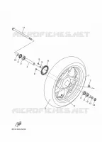 VOORWIEL voor Yamaha XMAX 250 TECH MAX 2024