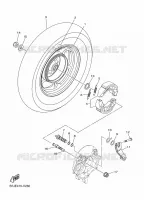 ACHTERWIEL voor Yamaha RAYZR 125 2024