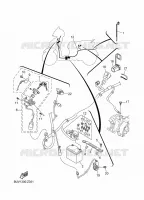 ELECTRISCH 2 voor Yamaha RAYZR 125 2024